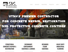 Tablet Screenshot of cdcrestoration.com